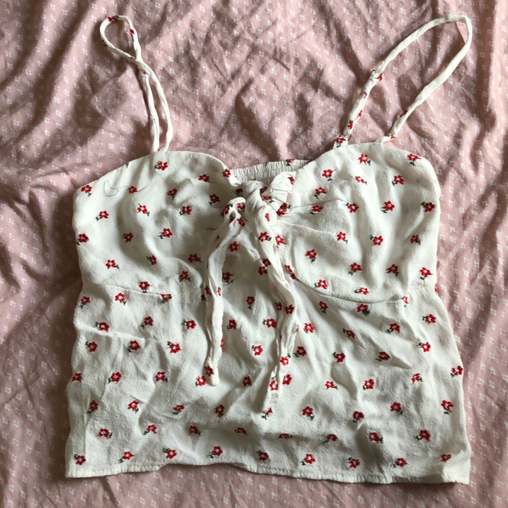 Brandy Melville tie front top